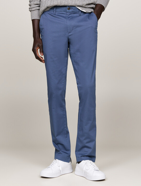 Bleecker Stretch Cotton Printed Slim Chinos