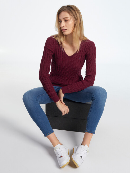 CABLE KNIT PULLOVER