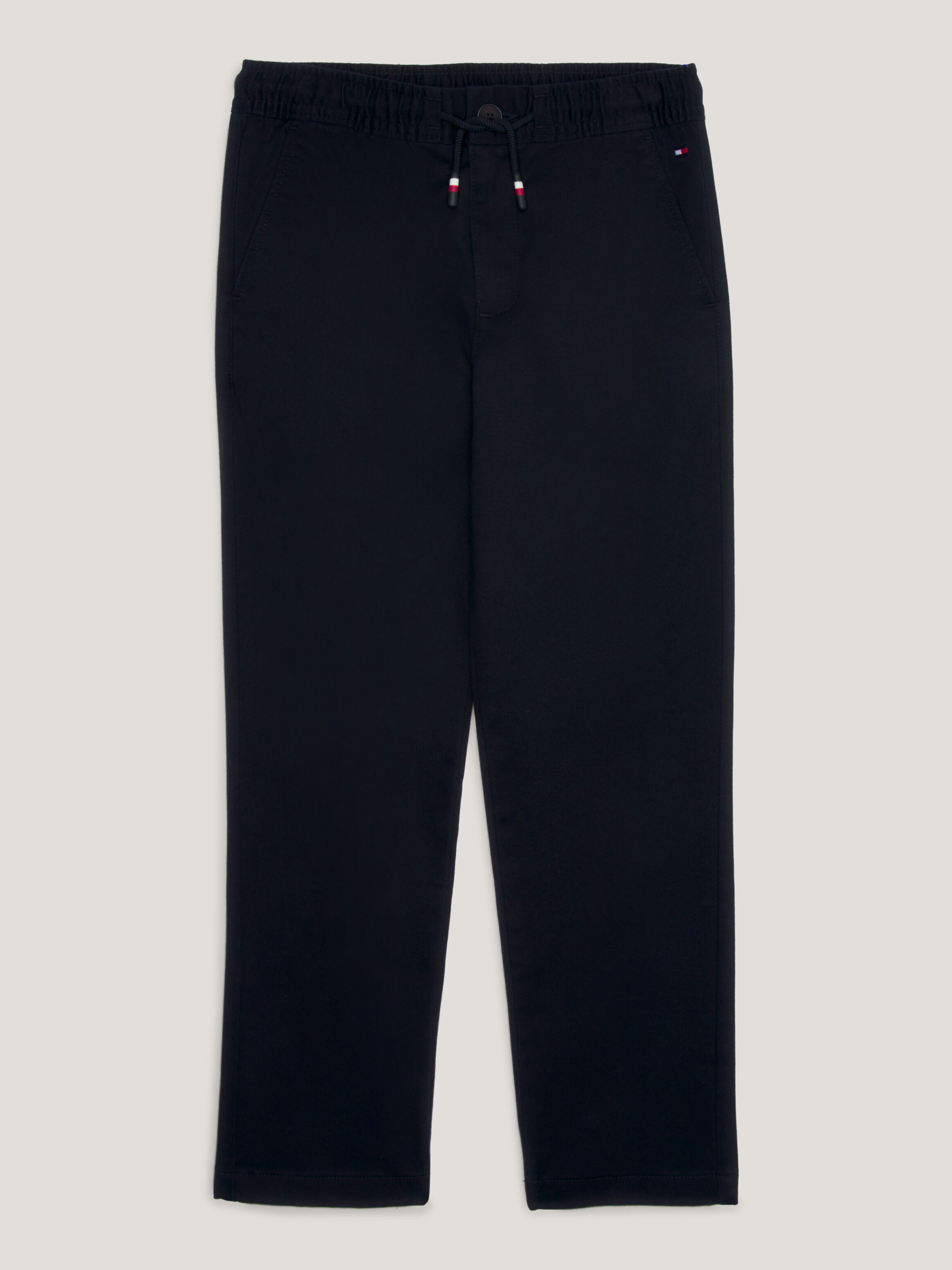 Tommy hilfiger black pants discount