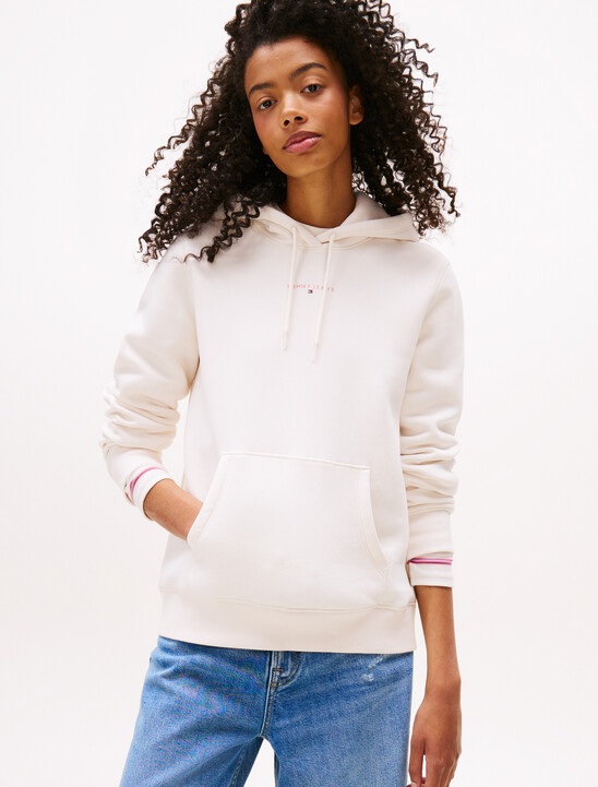Linear Logo Fleece Hoody