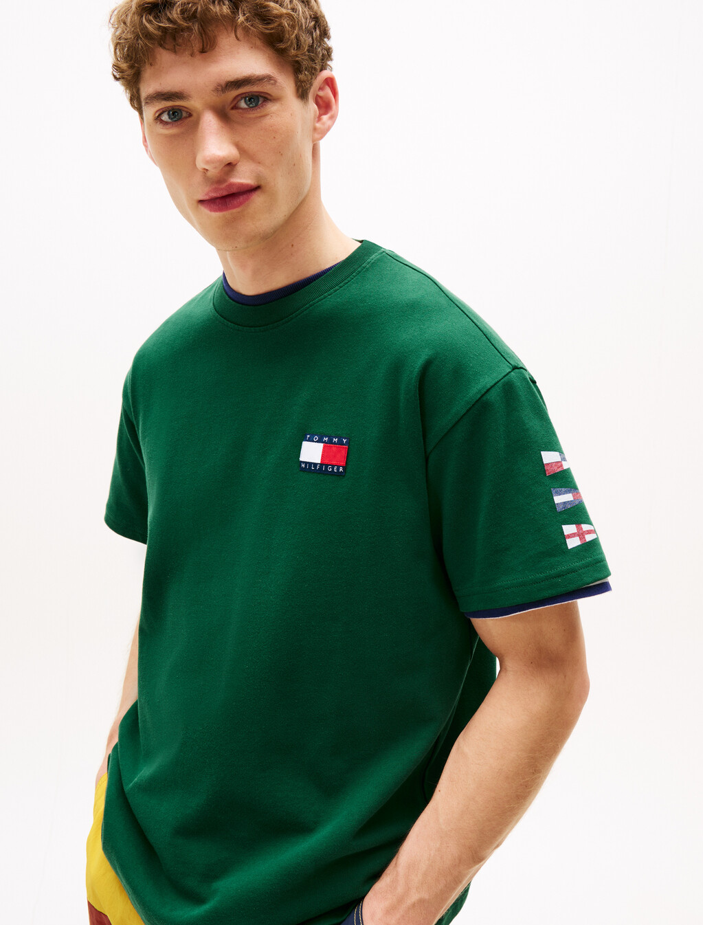 Hilfiger Sailing Relaxed Back Logo T-Shirt, Ornamental Green, hi-res