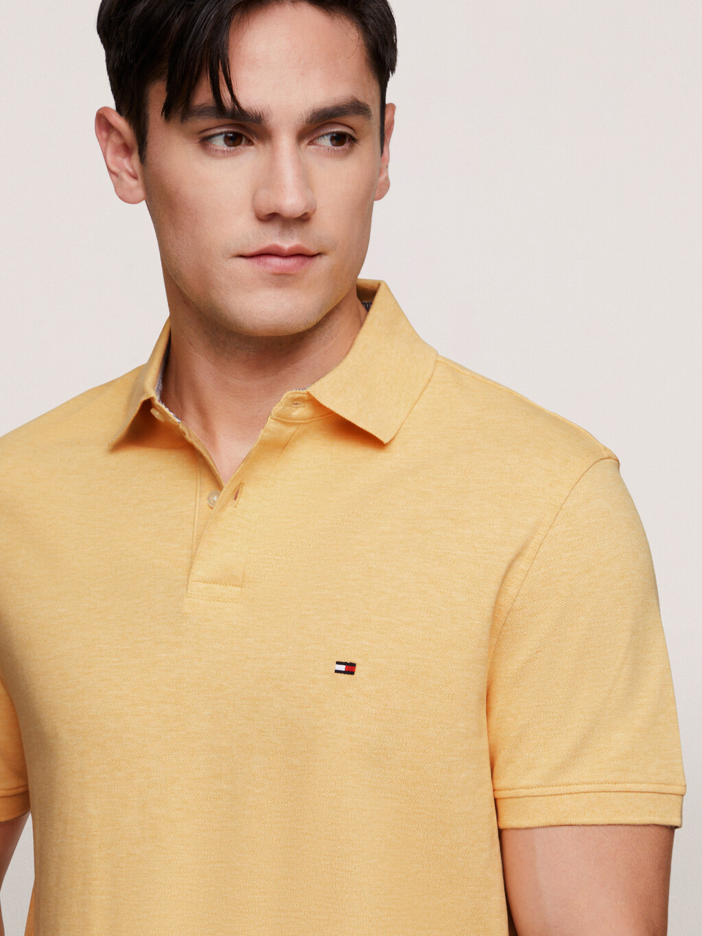 1985 Collection Regular Polo, Light Yellow Heather, hi-res