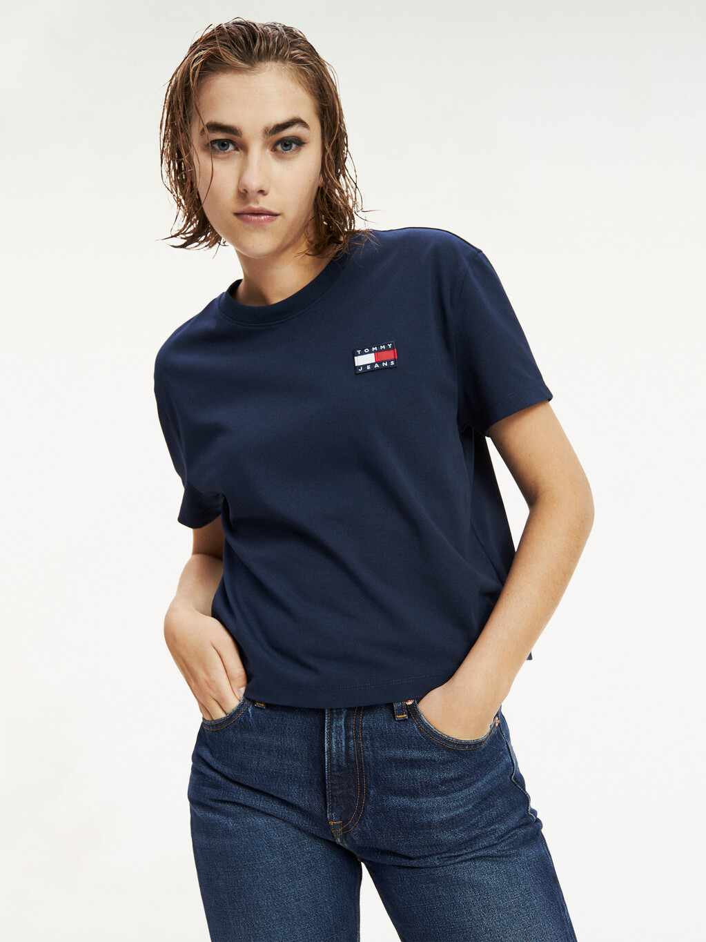 cropped tommy hilfiger shirt