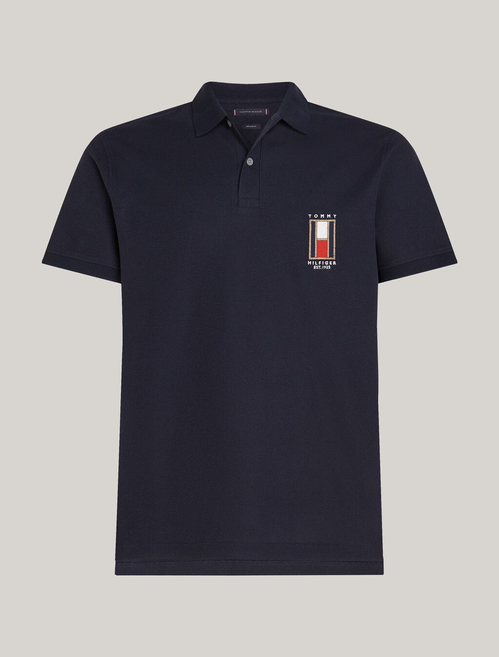 Regular Vertical Flag Polo Shirt, Desert Sky, hi-res