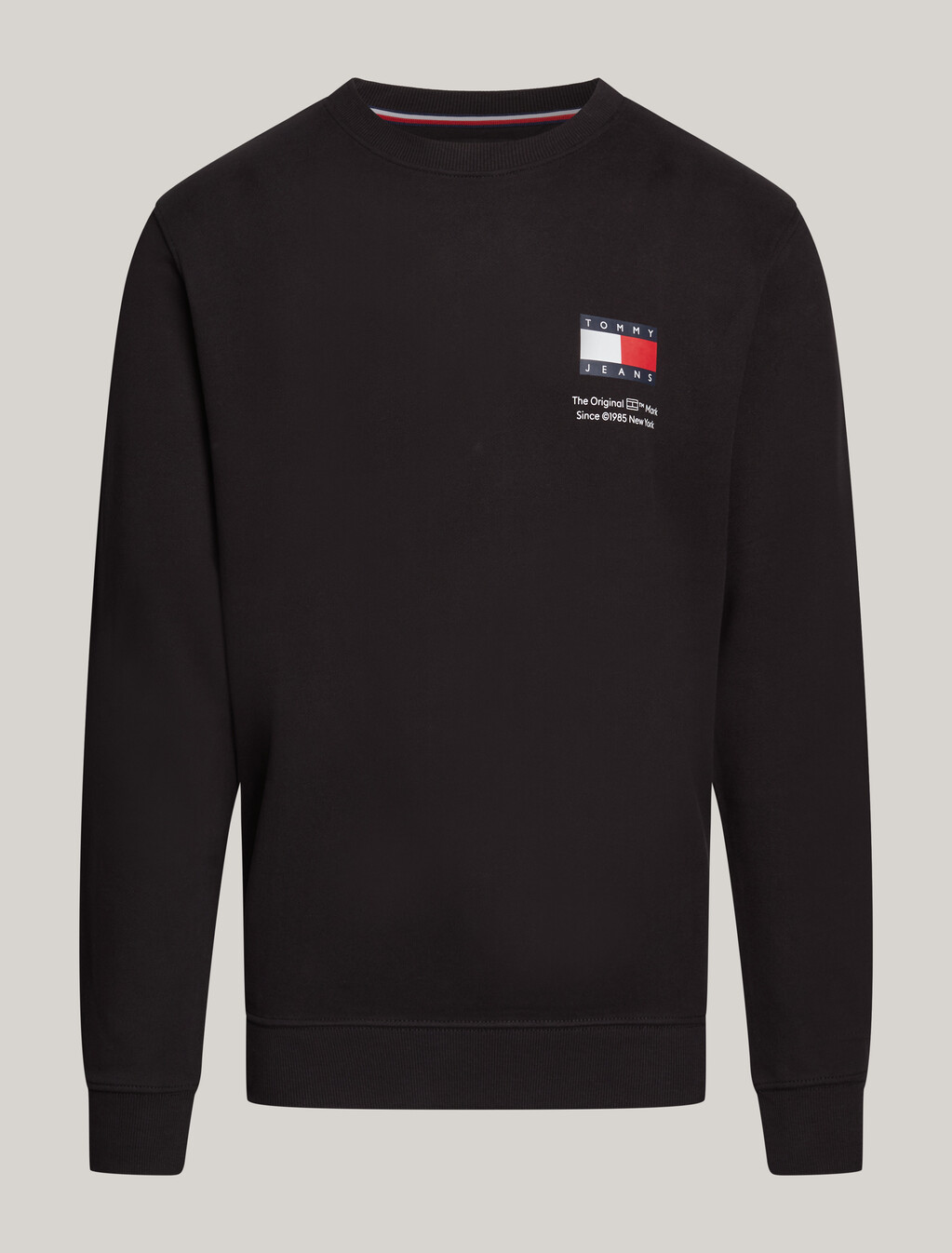 Crew Neck Logo Sweatshirt, Black, hi-res