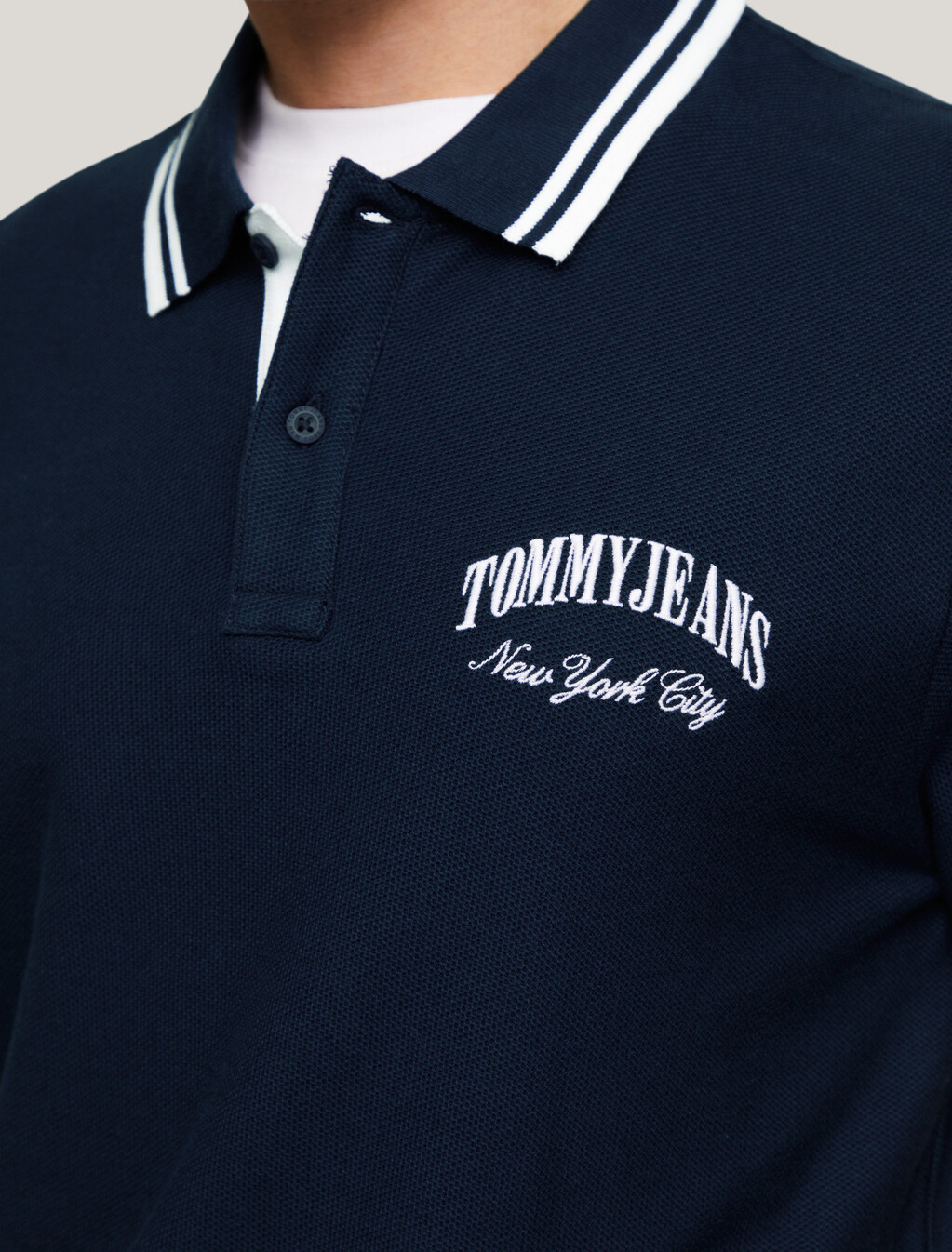 Tipped Regular Polo, Dark Night Navy, hi-res