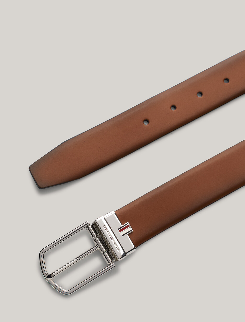 Business Luxe Reversible Leather Belt 3.5, Black, hi-res