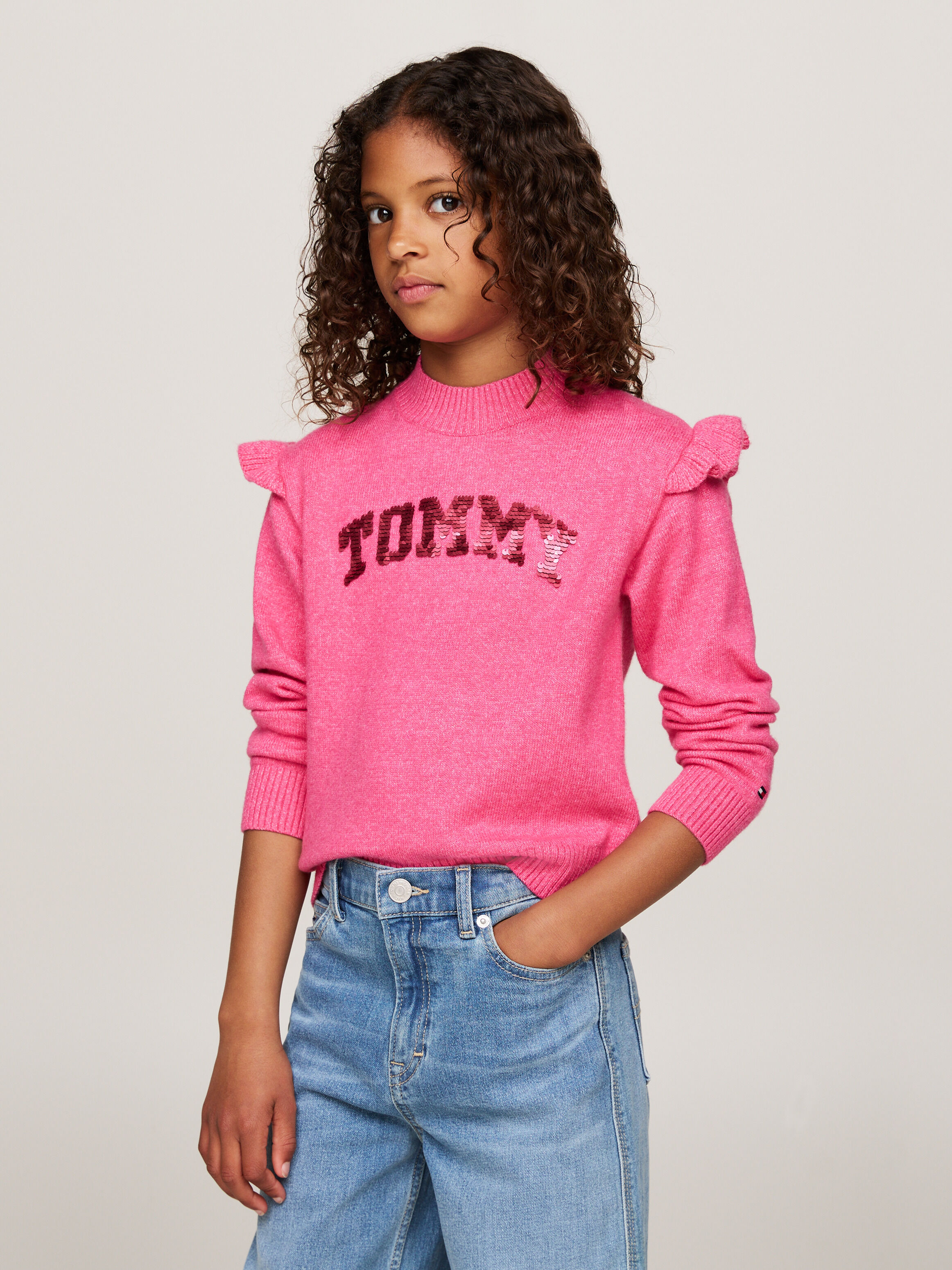 Tommy hilfiger fuzzy sweater on sale