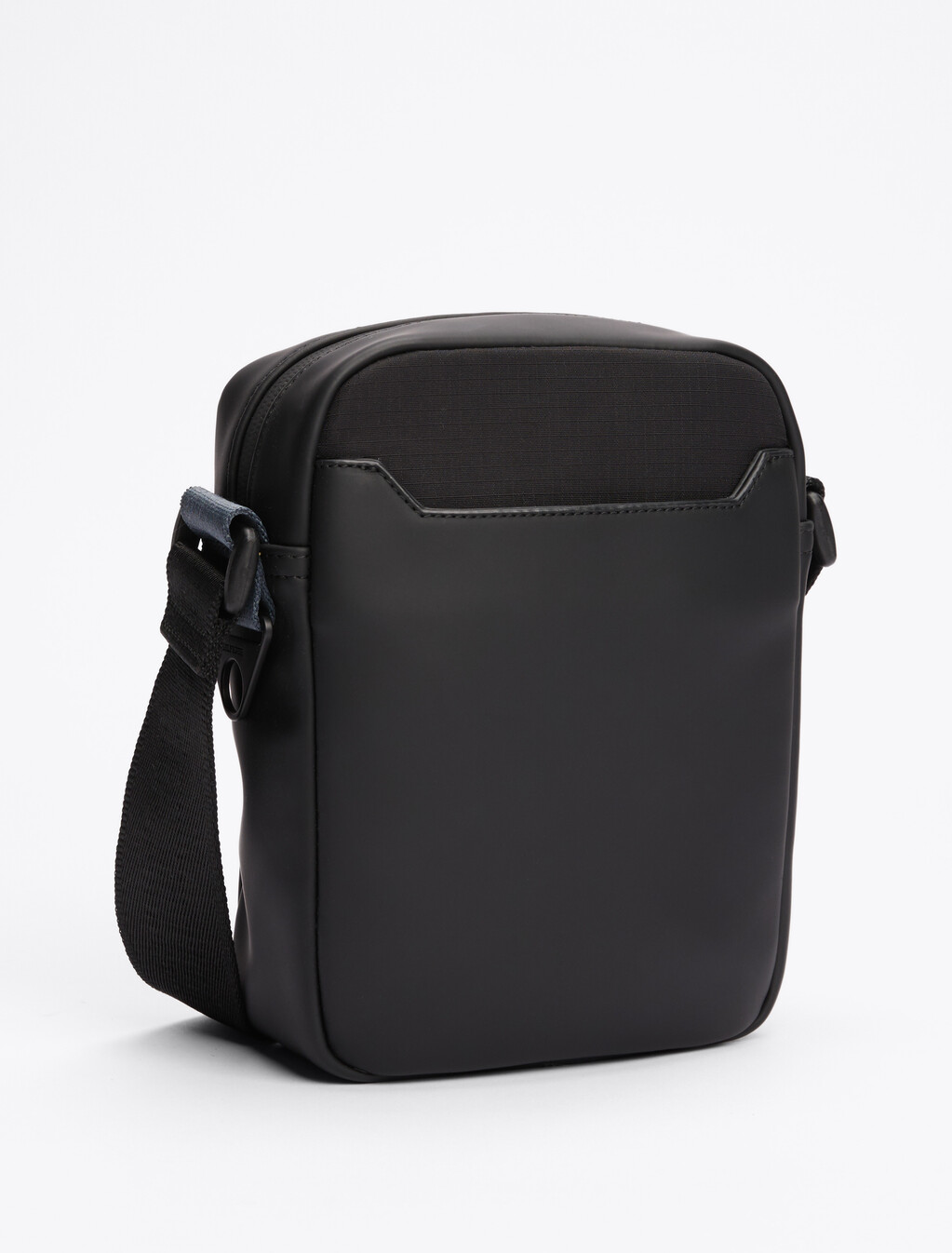 Rubberised Logo Reporter Bag, Black, hi-res