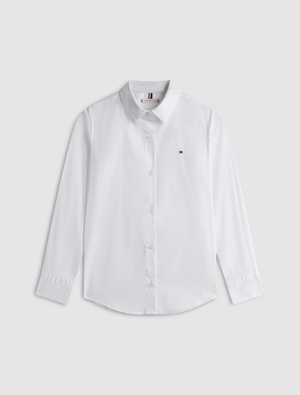 Asia Fit Regular Poplin Shirt, Th Optic White, hi-res