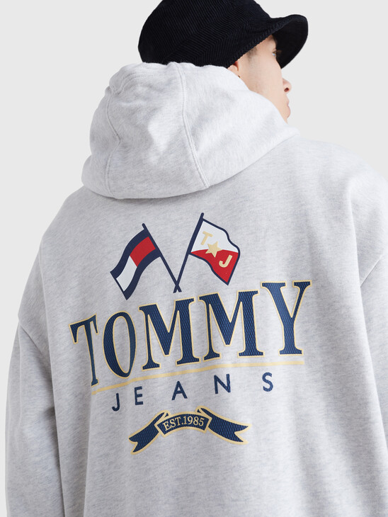 Logo Relaxed Fit Skater Hoodie