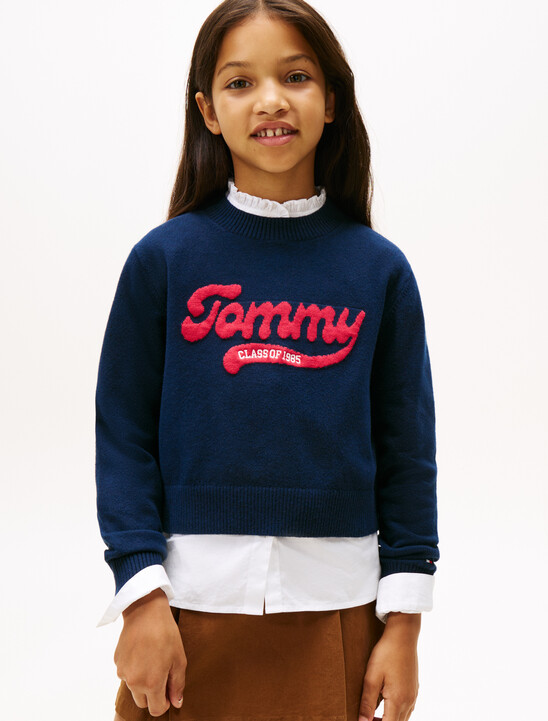 Varsity Intarsia Logo Jumper