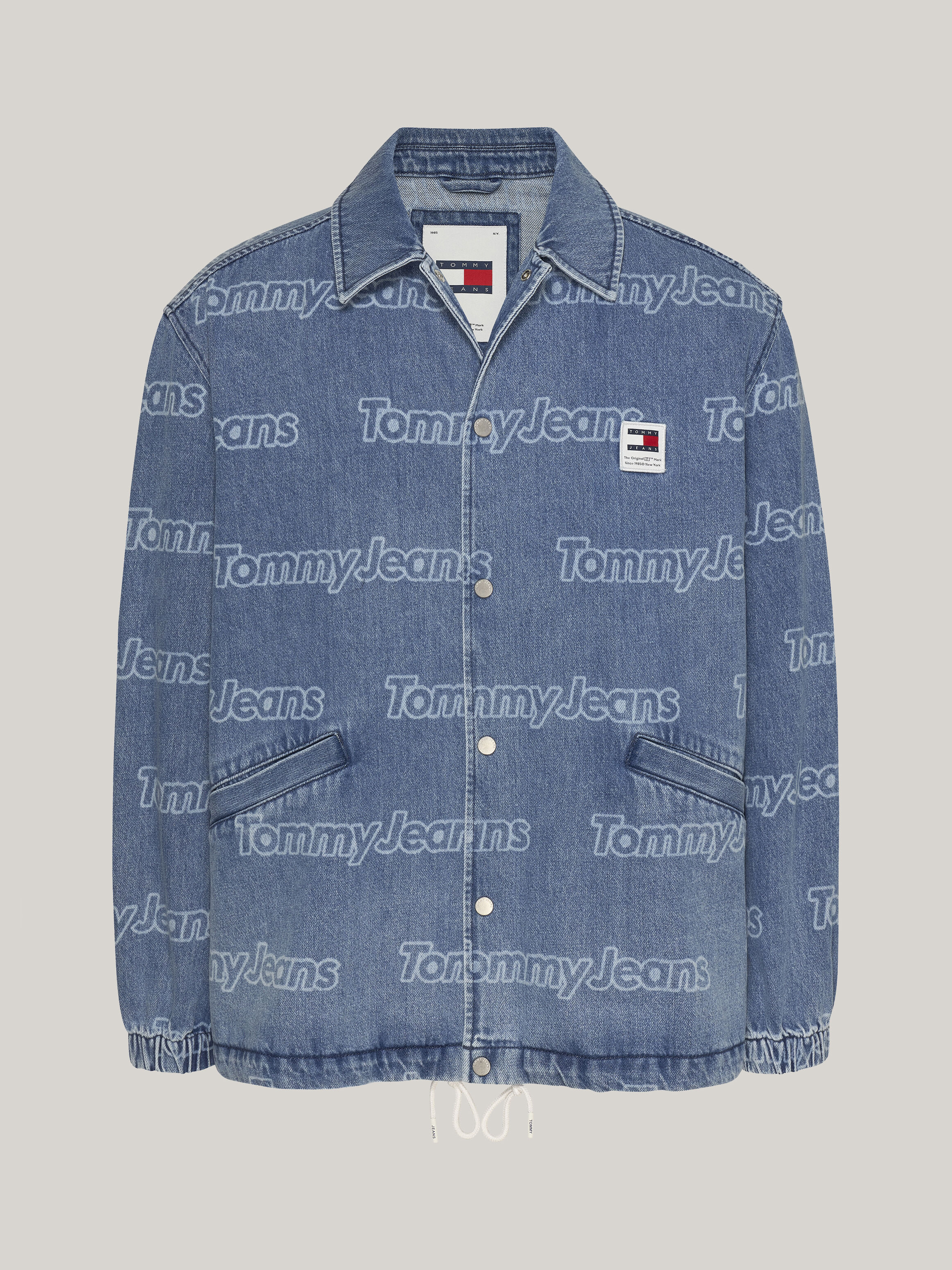 Denim gear jacket top
