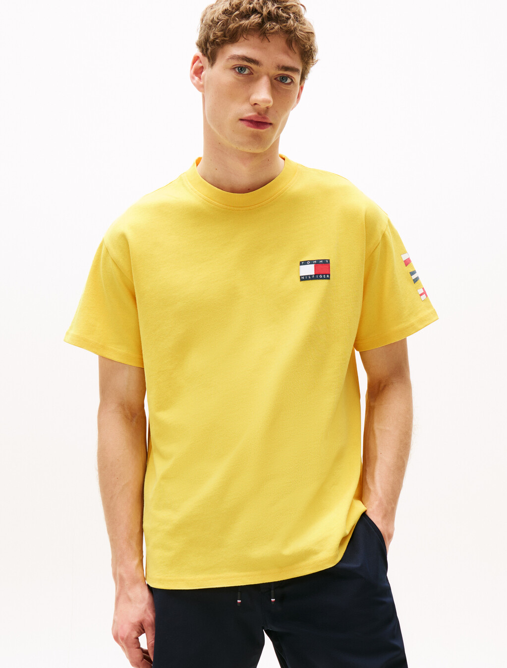 Hilfiger Sailing Relaxed Back Logo T-Shirt, Soft Sunflower, hi-res