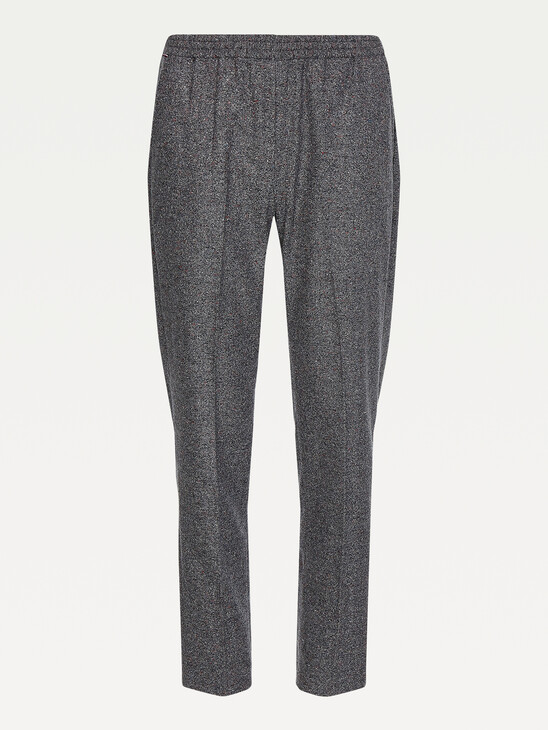 Tapered Pull-On Trousers