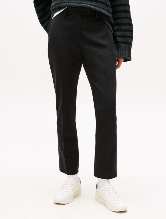 Cotton Gabardine Slim Pant