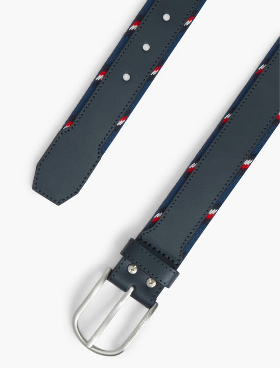 Archive Global Stripe Leather Belt