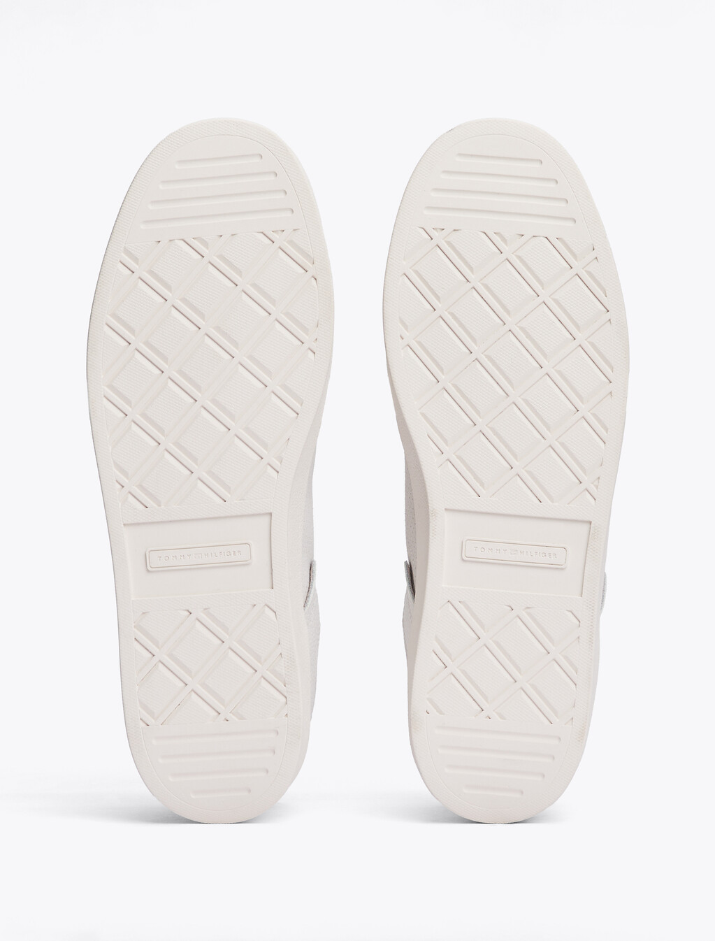 TH Monogram Colour-Blocked Trainers, White/Burgundy Velvet, hi-res