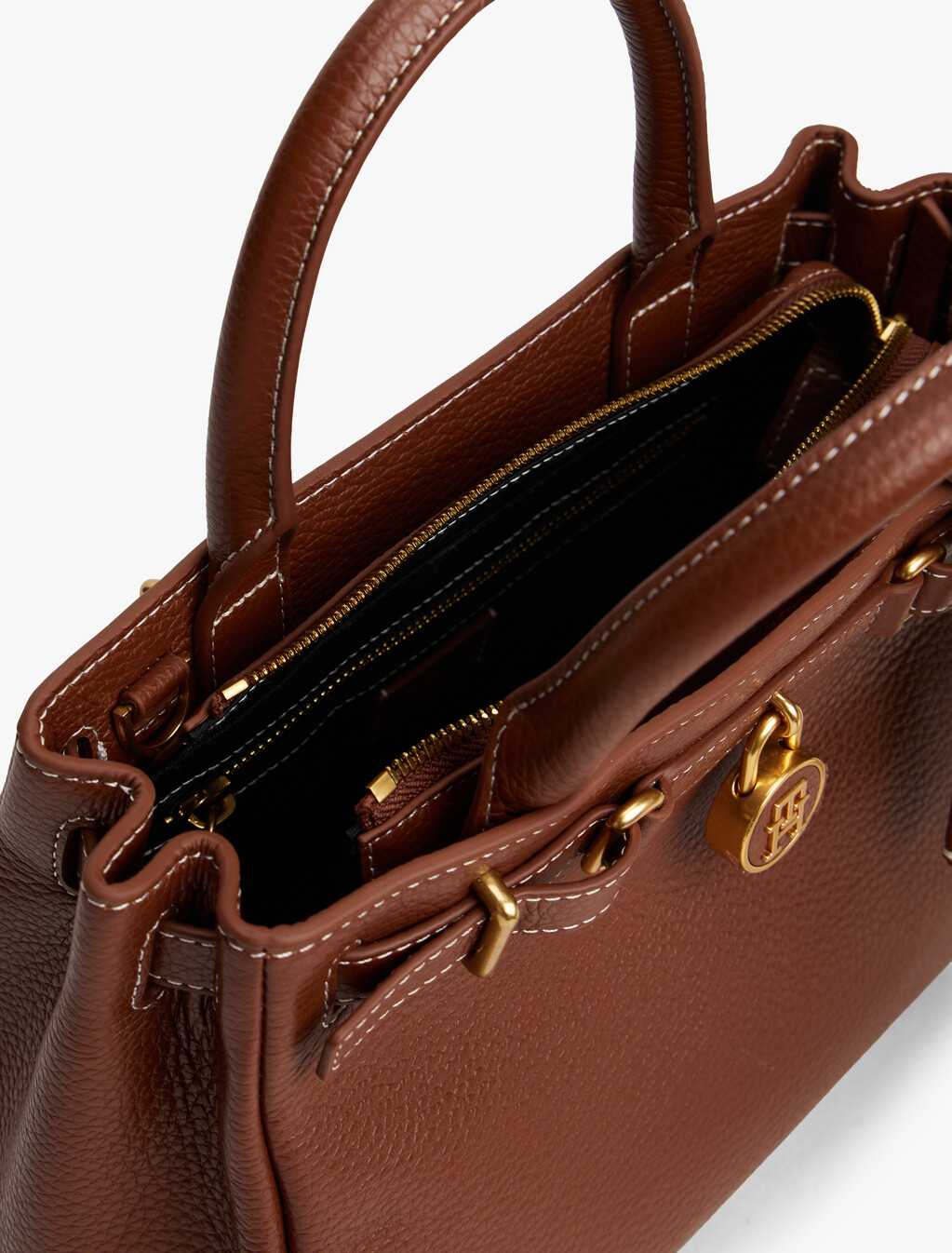 The American Icon Leather Crossbody Tote Bag, Winter Cognac, hi-res