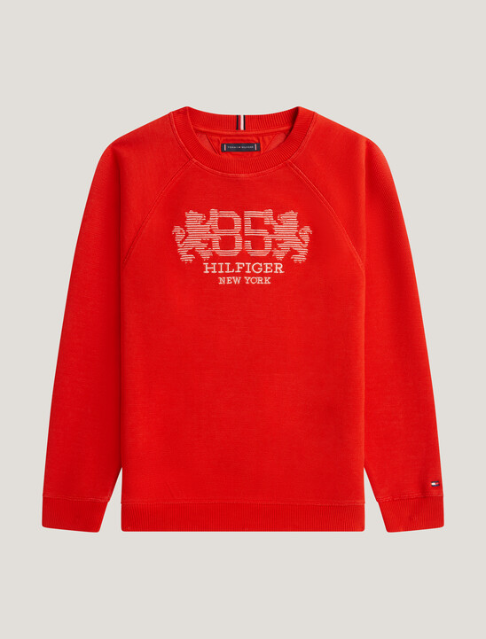 Boys Crest Embroidery Sweatshirt