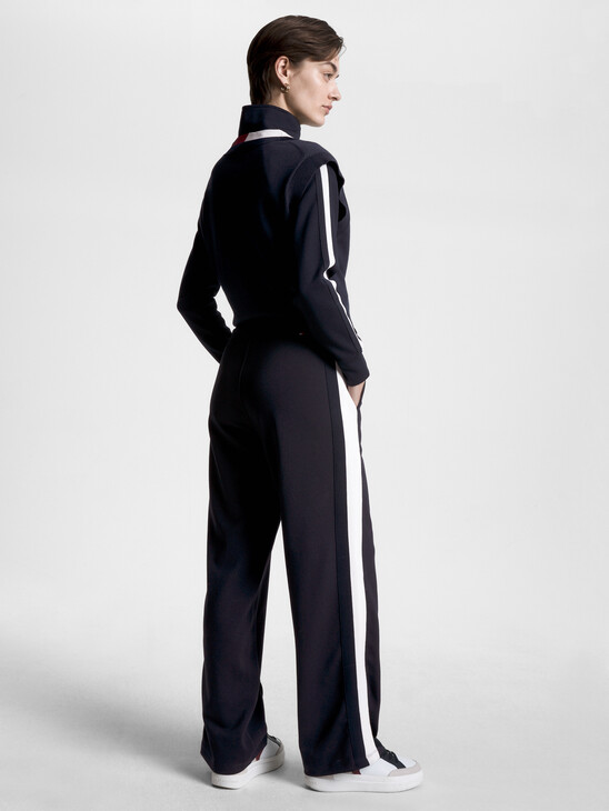Global Stripe Straight Fit Trousers