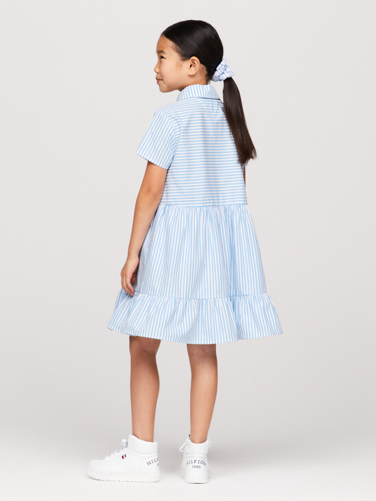 Ithaca Stripe Fit And Flare Dress