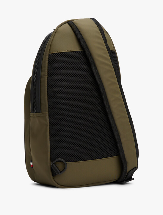 Metal Logo Sling Bag