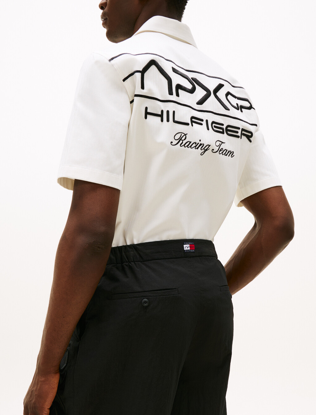 The APXGP Collection Tonal Embroidery Shorts, Black, hi-res