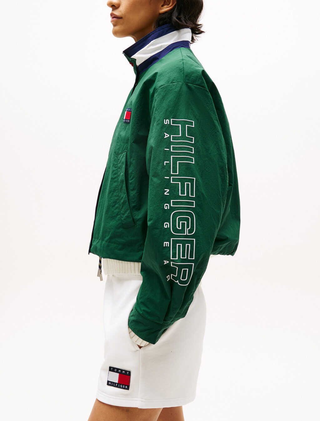 Hilfiger Sailing 短版帆船外套, Ornamental Green, hi-res
