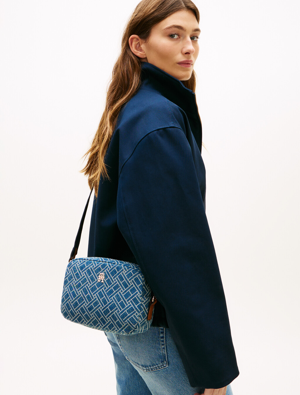 Popette Camera Bag, Blue Denim, hi-res