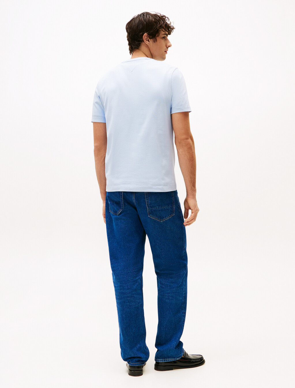 Contrast TH Monogram Embroidery T-Shirt, Breezy Blue, hi-res