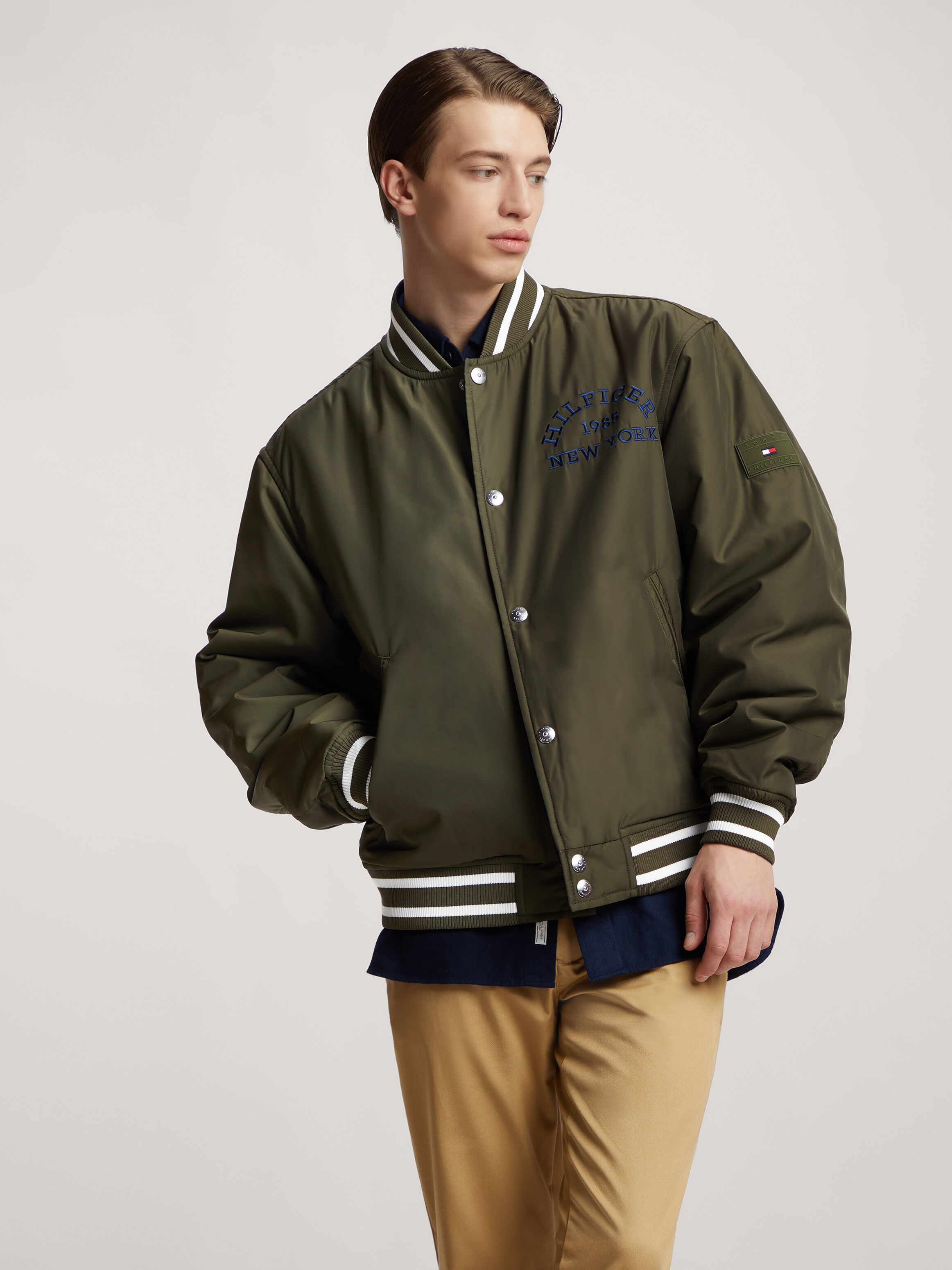 Varsity jacket tommy hilfiger online