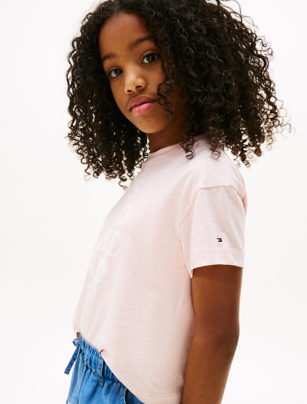 Graphic Print Relaxed T-Shirt, Coral Ice Heather, hi-res