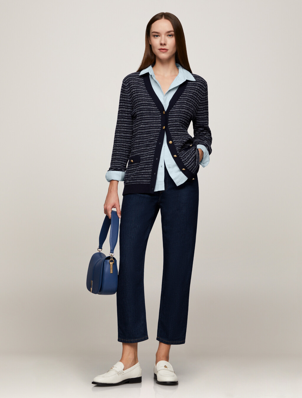 Asia Fit Regular Oxford Shirt, Breezy Blue, hi-res