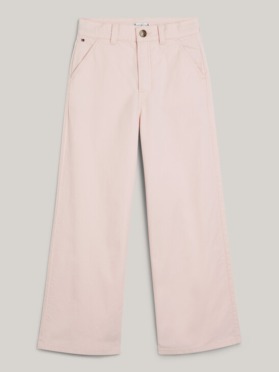 Essential Wide Leg Chino Trousers