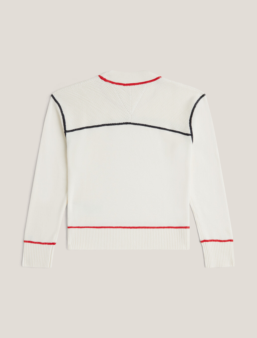 Girls Global Stripe Pullover Top, Ancient White, hi-res