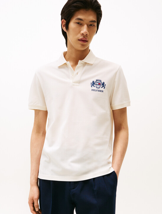 標準版型標誌刺繡 Polo 襯衫