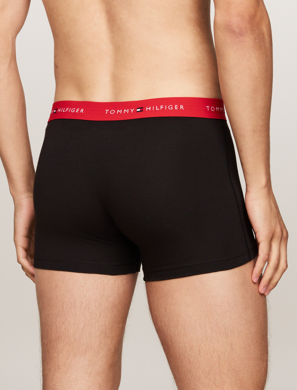 3 件組標誌腰帶三角內褲, Bright Blue/Black/Deep Crimson, hi-res