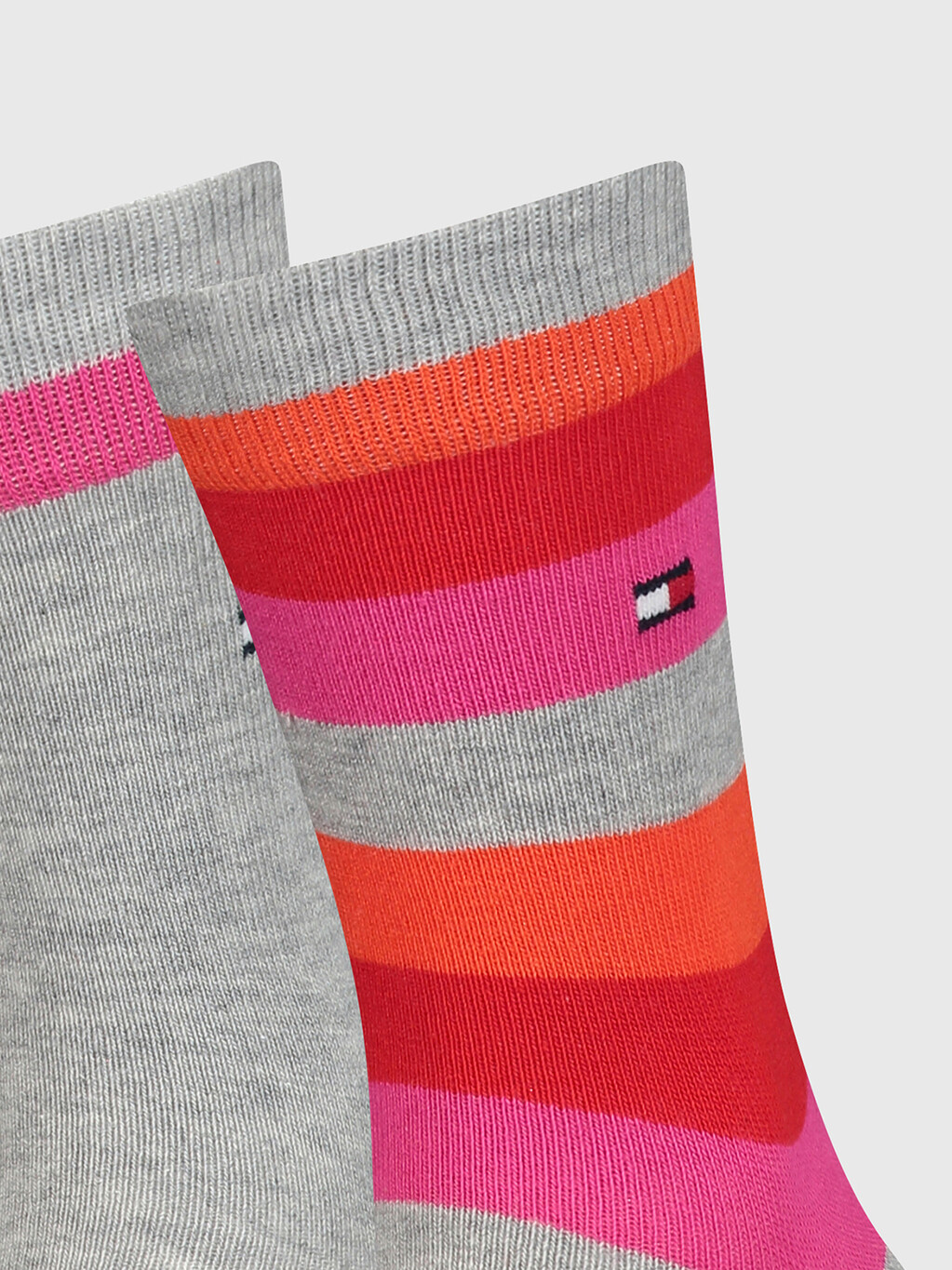 2 件裝童裝基本條紋襪, 048, hi-res