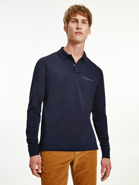 Slim Fit Long Sleeve Polo Slim Fit Long Sleeve Polo
