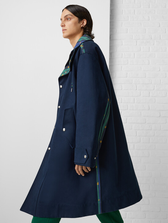 TH Lab Black Watch Tartan Parka Jacket