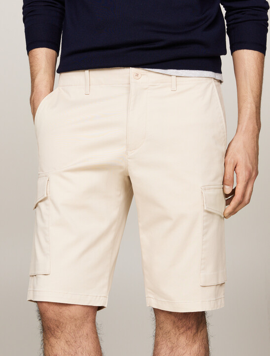 Twill Cargo Pocket Shorts