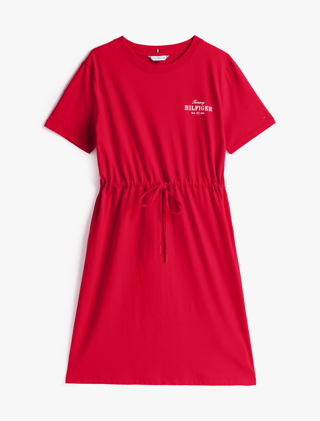 Hilfiger T 恤連身裙, Primary Red, hi-res