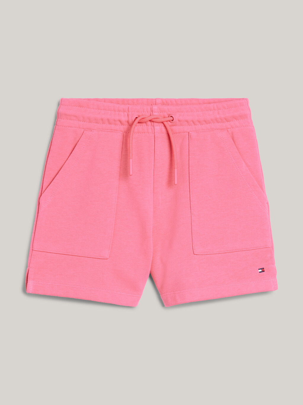 Essential Drawstring Relaxed Fit Shorts, Glamour Pink, hi-res