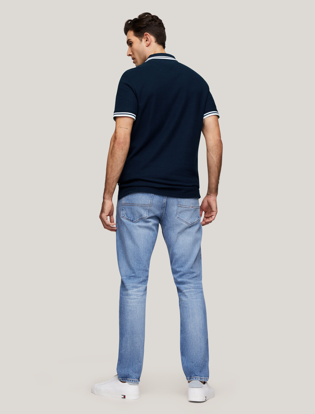 Tipped Regular Polo, Dark Night Navy, hi-res