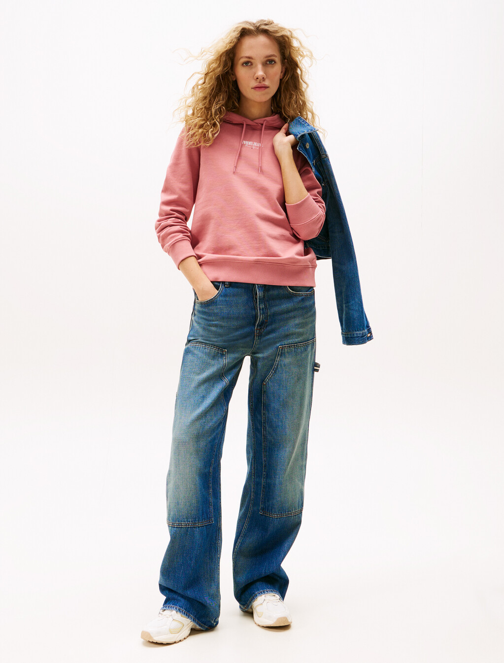 Essential 標誌連帽衛衣, Tahiti Berry, hi-res