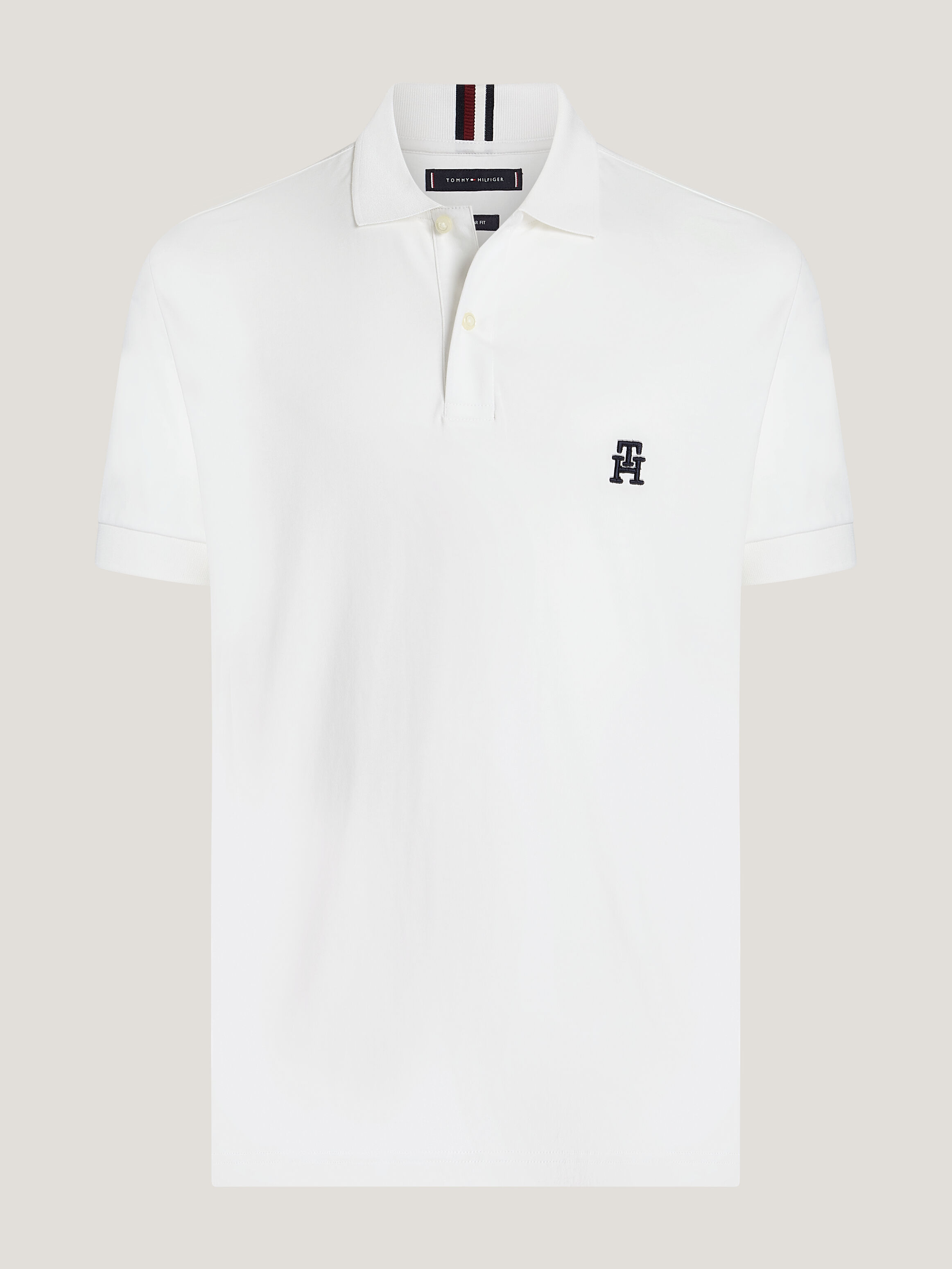 Tommy hilfiger white polo outlet