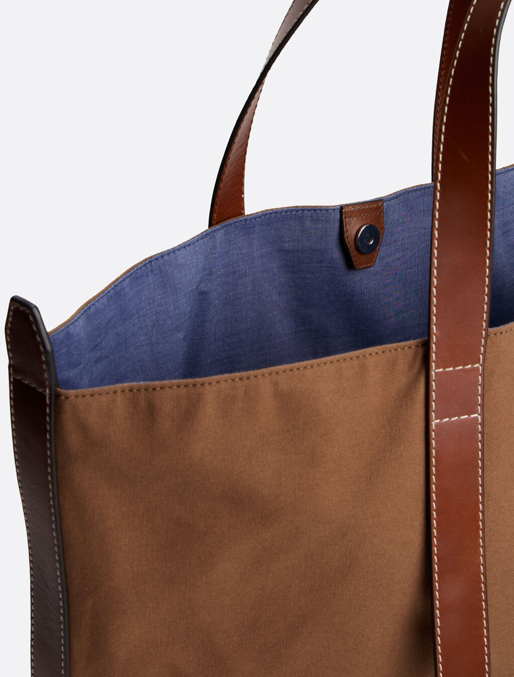 The Runway Collection Canvas Tote Bag, Rooted Brown, hi-res