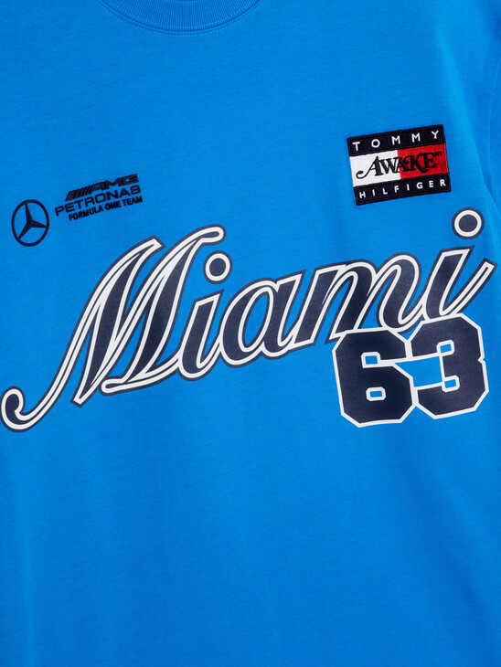 Tommy X Mercedes-Amg F1 X Awake Ny 標誌 T 恤