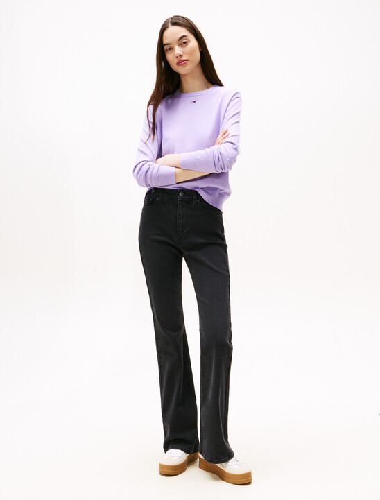 Sylvia 高腰喇叭牛仔褲